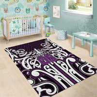Custom Aotearoa Rangitane Area Rug Maori Tribal Pattern Mix Poutama LT05 - Polynesian Pride