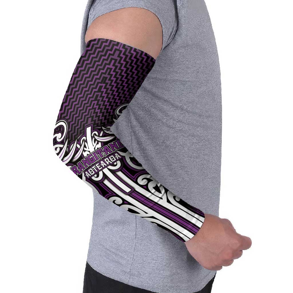 Custom Aotearoa Rangitane Arm Sleeves Maori Tribal Pattern Mix Poutama LT05 - Polynesian Pride