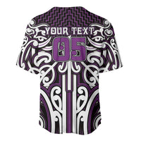 Custom Aotearoa Rangitane Baseball Jersey Maori Tribal Pattern Mix Poutama LT05 - Polynesian Pride