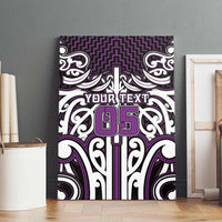 Custom Aotearoa Rangitane Canvas Wall Art Maori Tribal Pattern Mix Poutama LT05 - Polynesian Pride
