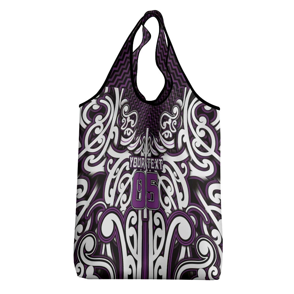 Custom Aotearoa Rangitane Grocery Bag Maori Tribal Pattern Mix Poutama LT05 - Polynesian Pride