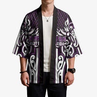 Custom Aotearoa Rangitane Kimono Maori Tribal Pattern Mix Poutama LT05 - Polynesian Pride