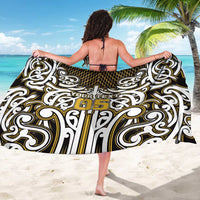 Custom Aotearoa Taranaki Sarong Maori Tribal Pattern Mix Poutama LT05 - Polynesian Pride