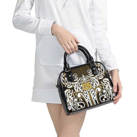 Custom Aotearoa Taranaki Shoulder Handbag Maori Tribal Pattern Mix Poutama LT05 - Polynesian Pride