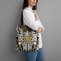 Custom Aotearoa Taranaki Tote Bag Maori Tribal Pattern Mix Poutama LT05 - Polynesian Pride