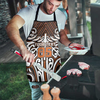 Custom Aotearoa Waikato Apron Maori Tribal Pattern Mix Poutama LT05 - Polynesian Pride