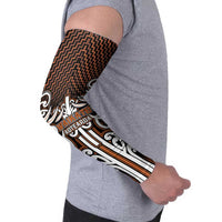 Custom Aotearoa Waikato Arm Sleeves Maori Tribal Pattern Mix Poutama LT05 - Polynesian Pride