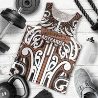 Custom Aotearoa Waikato Men Tank Top Maori Tribal Pattern Mix Poutama LT05 - Polynesian Pride