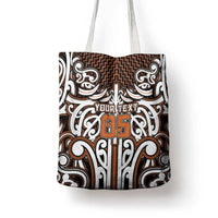 Custom Aotearoa Waikato Tote Bag Maori Tribal Pattern Mix Poutama LT05 - Polynesian Pride