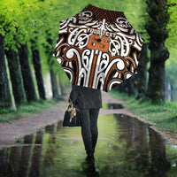 Custom Aotearoa Waikato Umbrella Maori Tribal Pattern Mix Poutama LT05 - Polynesian Pride
