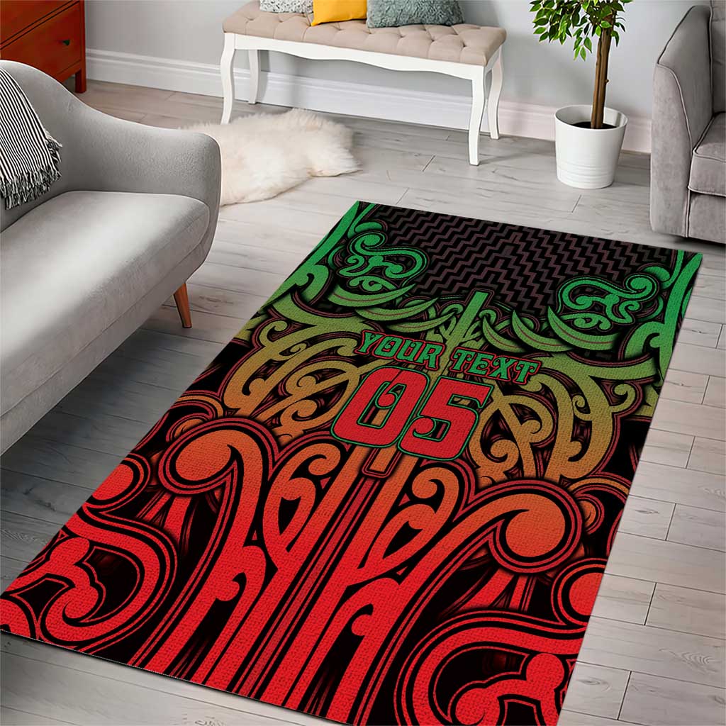 Custom Aotearoa Tuhoe Area Rug Maori Tribal Pattern Mix Poutama LT05 - Polynesian Pride