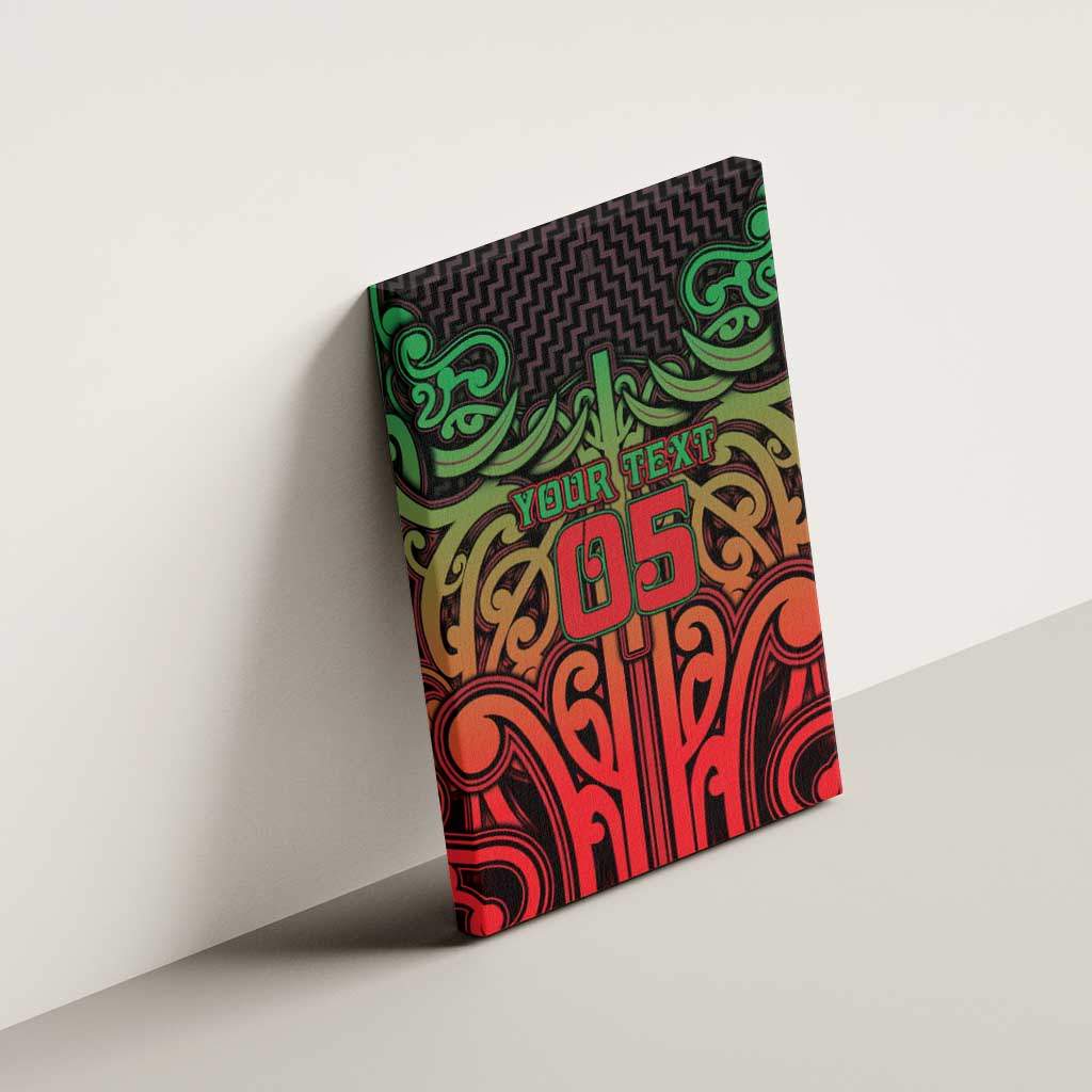 Custom Aotearoa Tuhoe Canvas Wall Art Maori Tribal Pattern Mix Poutama LT05 - Polynesian Pride
