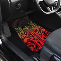 Custom Aotearoa Tuhoe Car Mats Maori Tribal Pattern Mix Poutama LT05 - Polynesian Pride