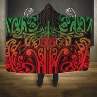 Custom Aotearoa Tuhoe Hooded Blanket Maori Tribal Pattern Mix Poutama LT05 - Polynesian Pride