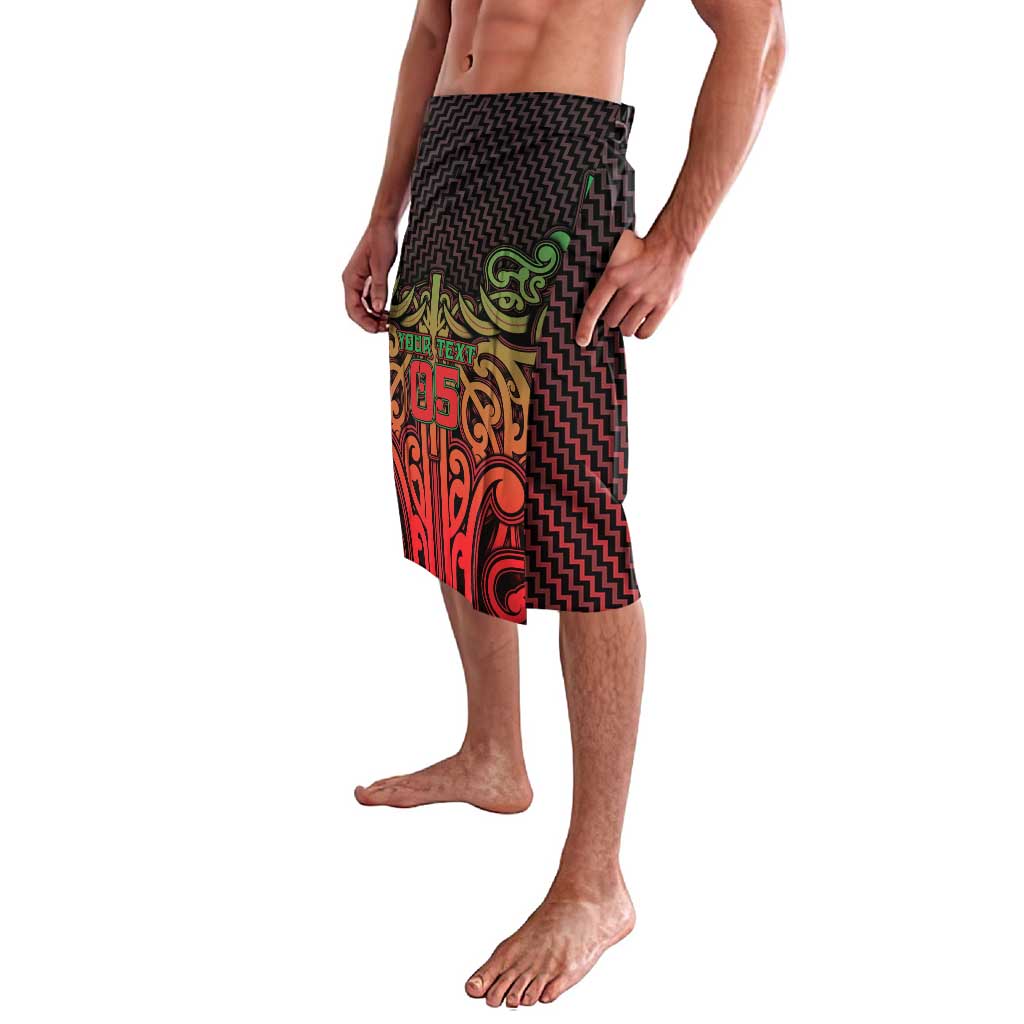 Custom Aotearoa Tuhoe Lavalava Maori Tribal Pattern Mix Poutama LT05 - Polynesian Pride
