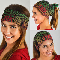 Custom Aotearoa Tuhoe Neck Gaiter Maori Tribal Pattern Mix Poutama LT05 - Polynesian Pride