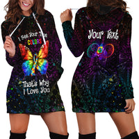 I See Your True Colors Personalised Hoodie Dress Autism Awareness LT05 - Polynesian Pride