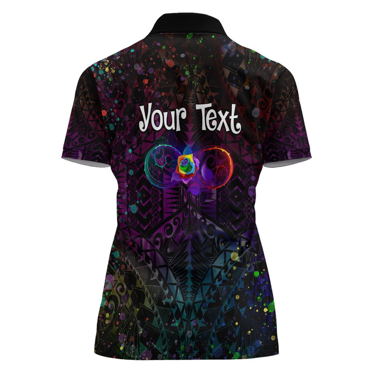 I See Your True Colors Personalised Women Polo Shirt Autism Awareness LT05 - Polynesian Pride