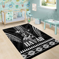 Hawaii Happy King Kamehameha Day Area Rug Kakau Pattern LT05 - Polynesian Pride