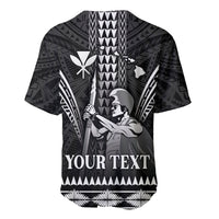 Personalised Hawaii Happy King Kamehameha Day Baseball Jersey Kakau Pattern LT05 - Polynesian Pride