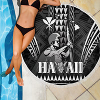 Hawaii Happy King Kamehameha Day Beach Blanket Kakau Pattern LT05 - Polynesian Pride