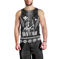Personalised Hawaii Happy King Kamehameha Day Men Tank Top Kakau Pattern LT05 - Polynesian Pride
