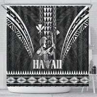 Hawaii Happy King Kamehameha Day Shower Curtain Kakau Pattern LT05 - Polynesian Pride
