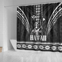 Hawaii Happy King Kamehameha Day Shower Curtain Kakau Pattern LT05 - Polynesian Pride