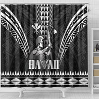 Hawaii Happy King Kamehameha Day Shower Curtain Kakau Pattern LT05 - Polynesian Pride