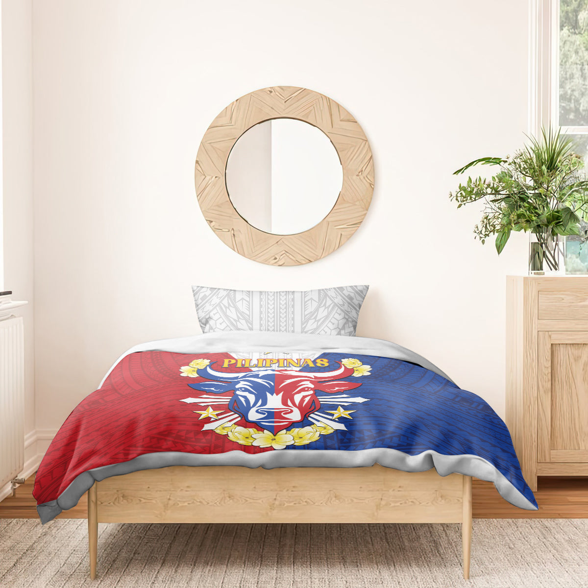 Philippines Independence Day Bedding Set Maligayang Araw ng Kalayaan Filipino Carabao LT05 - Polynesian Pride