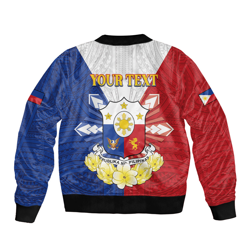 Personalised Philippines Independence Day Bomber Jacket Maligayang Araw ng Kalayaan Filipino Carabao LT05 - Polynesian Pride