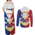 Personalised Philippines Independence Day Couples Matching Off Shoulder Maxi Dress and Long Sleeve Button Shirt Maligayang Araw ng Kalayaan Filipino Carabao