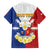 Personalised Philippines Independence Day Family Matching Off The Shoulder Long Sleeve Dress and Hawaiian Shirt Maligayang Araw ng Kalayaan Filipino Carabao