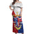 Personalised Philippines Independence Day Off Shoulder Maxi Dress Maligayang Araw ng Kalayaan Filipino Carabao