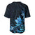 Matariki New Zealand Baseball Jersey Maori Pattern Blue Galaxy