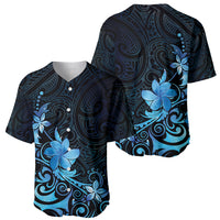 Matariki New Zealand Baseball Jersey Maori Pattern Blue Galaxy LT05 - Polynesian Pride