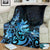 Matariki New Zealand Blanket Maori Pattern Blue Galaxy