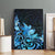 Matariki New Zealand Canvas Wall Art Maori Pattern Blue Galaxy