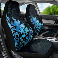 Matariki New Zealand Car Seat Cover Maori Pattern Blue Galaxy LT05 - Polynesian Pride
