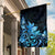 Matariki New Zealand Garden Flag Maori Pattern Blue Galaxy