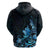 Matariki New Zealand Hoodie Maori Pattern Blue Galaxy