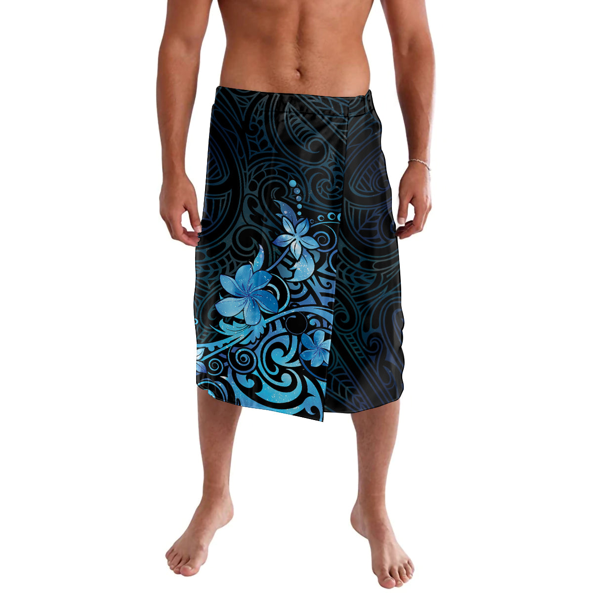 Matariki New Zealand Lavalava Maori Pattern Blue Galaxy LT05 Blue - Polynesian Pride