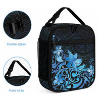 Matariki New Zealand Lunch Bag Maori Pattern Blue Galaxy