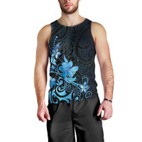 Matariki New Zealand Men Tank Top Maori Pattern Blue Galaxy LT05 - Polynesian Pride