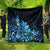 Matariki New Zealand Quilt Maori Pattern Blue Galaxy