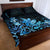 Matariki New Zealand Quilt Bed Set Maori Pattern Blue Galaxy