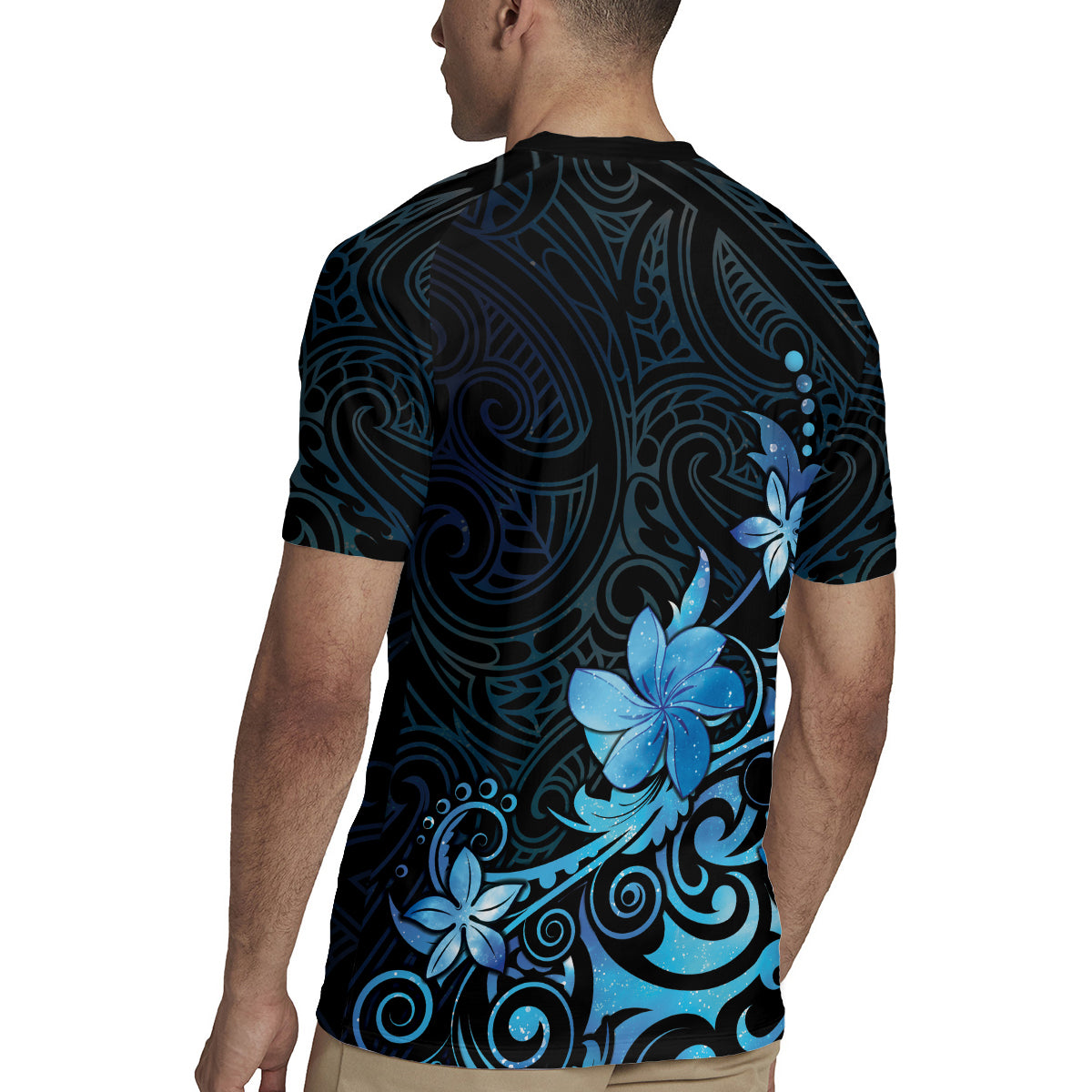 Matariki New Zealand Rugby Jersey Maori Pattern Blue Galaxy LT05 - Polynesian Pride