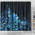 Matariki New Zealand Shower Curtain Maori Pattern Blue Galaxy