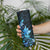 Matariki New Zealand Skinny Tumbler Maori Pattern Blue Galaxy