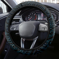 Matariki New Zealand Steering Wheel Cover Maori Pattern Blue Galaxy LT05 - Polynesian Pride